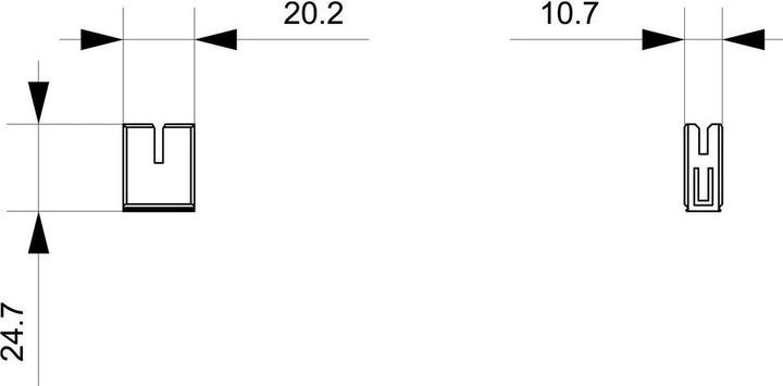 Actual product image Siemens PE extension plug