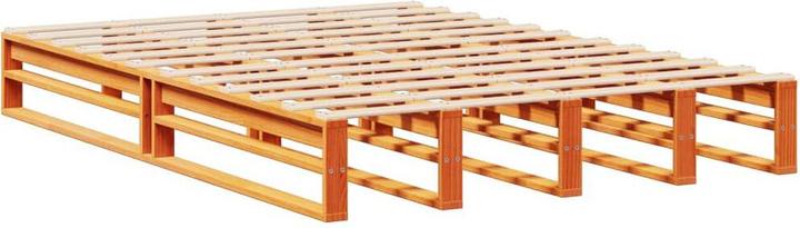 Image du produit vidaXL Bett mit Regal (135 x 190 cm)