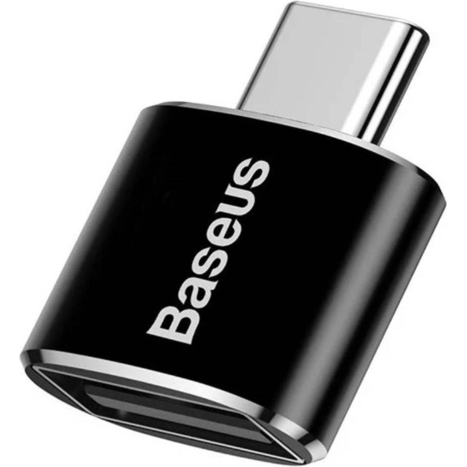 Baseus Squisito OTG (USB-A, USB tipo C), Adattatore dispositivo mobile, Nero
