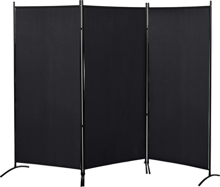 Produktbild Homcom Paravant Polyester, Metall Schwarz