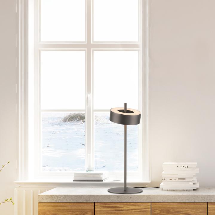 Actual product image Paul Neuhaus LED Tischleuchte Q-Rotate Works with Alexa, APP, Fernbedienung (850 lm)