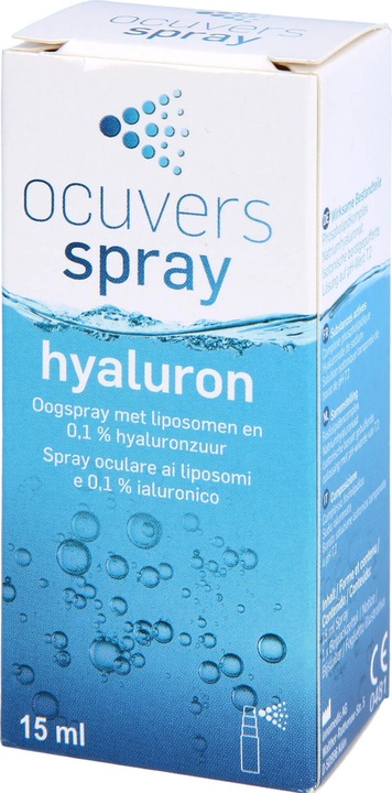 Image du produit Innomedis ocuvers Spray Hyaluron liposomal pour les yeux, solution de 15 ml (15 ml, ocuvers Spray Hyaluron Spray liposomal pour les yeux 15 ml)
