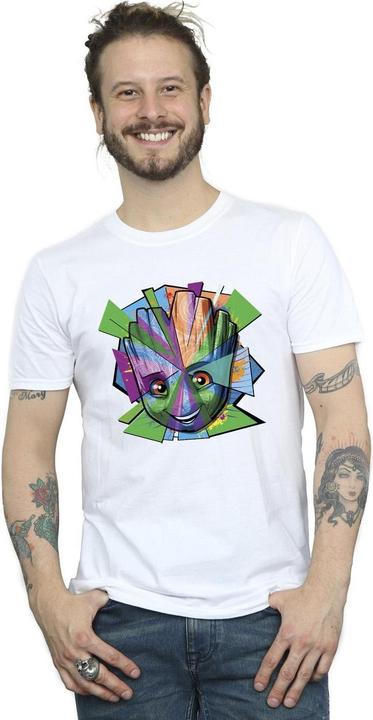 Actual product image Mens Guardians Of The Galaxy Groot Shattered T-Shirt (L)