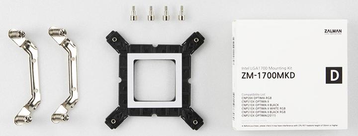 Zalman ZM-1700MKD Kit di montaggio Intel LGA 1700