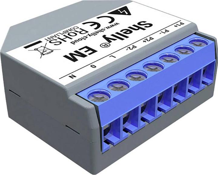 Actual product image Shelly EM WiFi Energy Meter (Heating actuator)