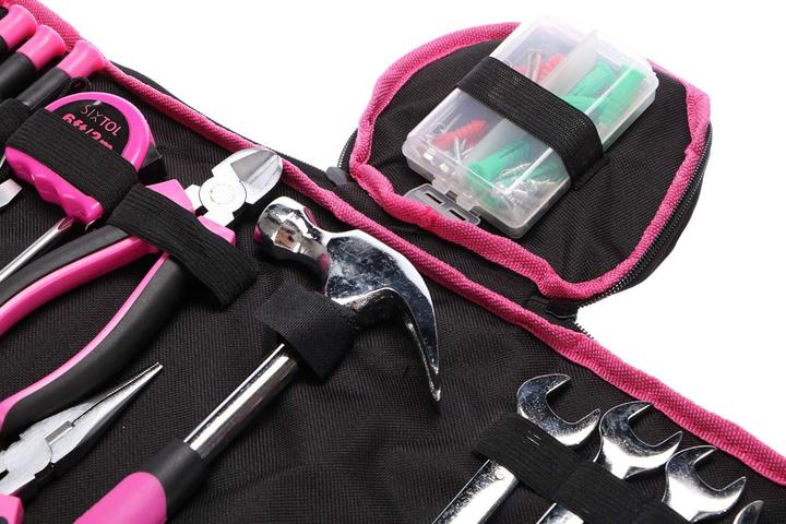 Actual product image Sixtol Home Pink 120 Tool Set (120 pieces)