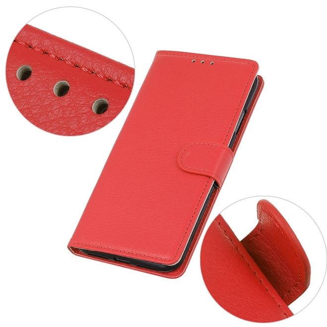 Produktbild MU Classic Litchi Leder Bookcover Series (OnePlus Nord CE)