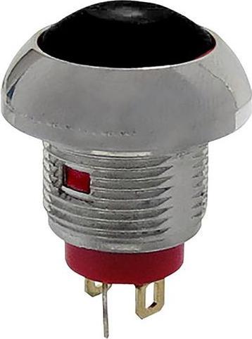 Produktbild RS PRO off / Mom round Black / Red LED Chrome