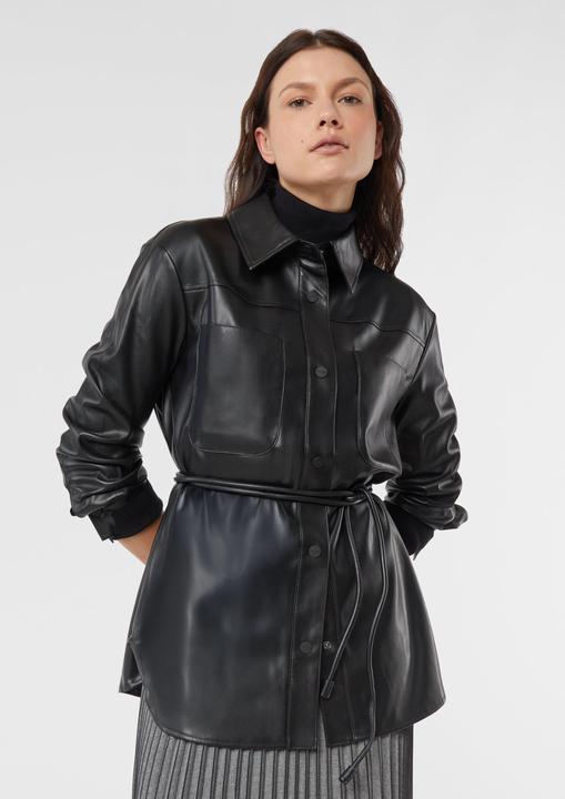 Produktbild Comma Indoor-Jacke Overshirt aus Kunstleder (36)