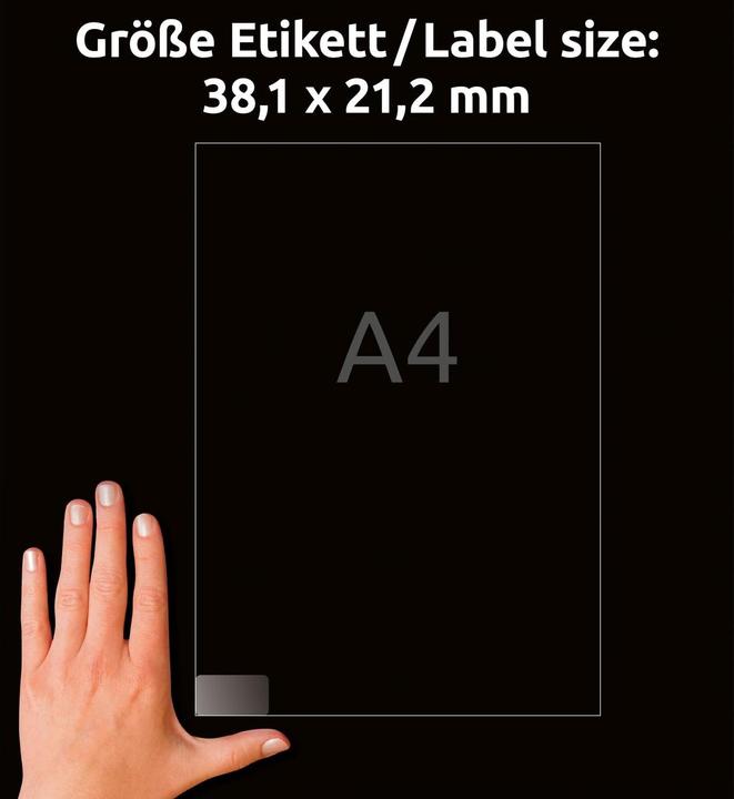 Actual product image Avery Transparent address labels
