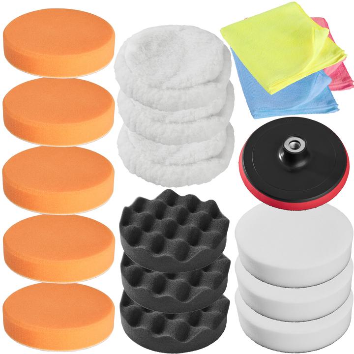 Actual product image tectake Polishing sponges (Eccentric polisher)