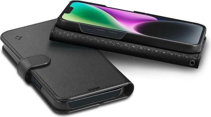 Actual product image Spigen Wallet S Iphone 14 Black (Apple iPhone 14)