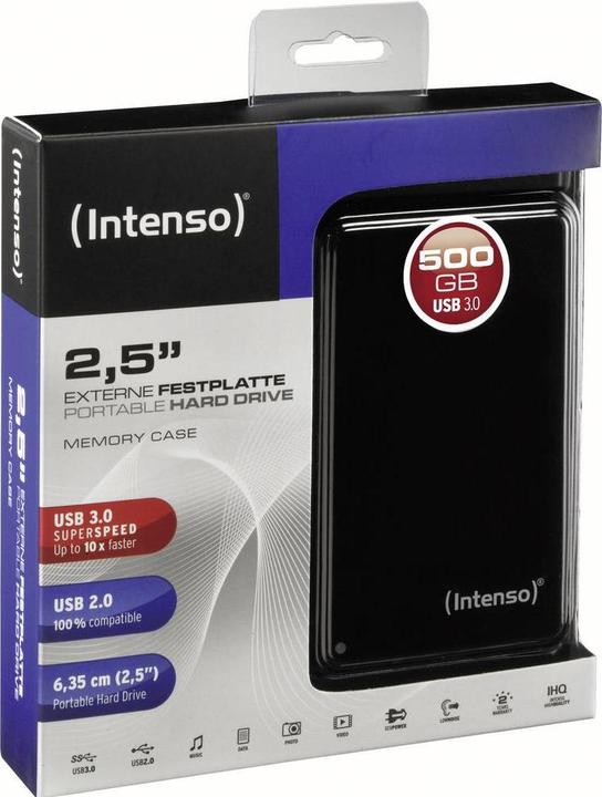 Actual product image Intenso memory case (0.50 TB)