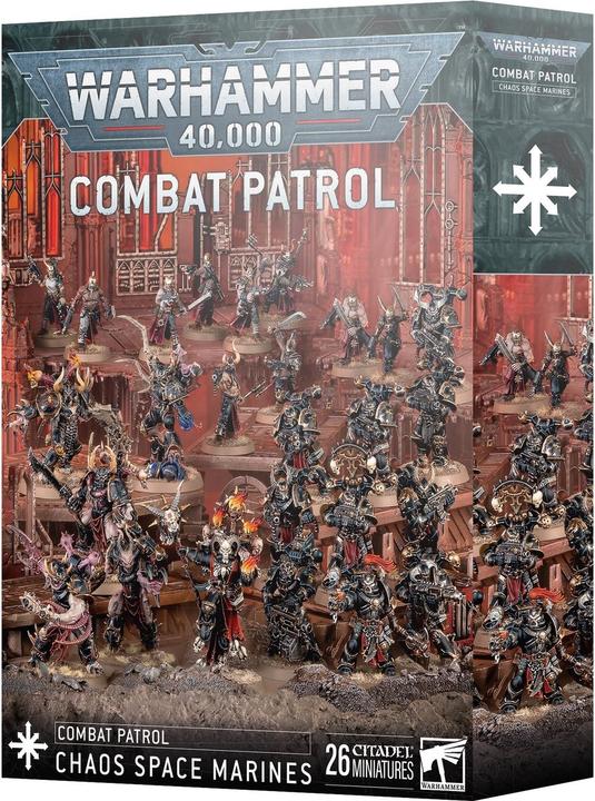 Produktbild Games Workshop Warhammer 40.000 - Chaos Space Marines Combat Patrol (Kunststoff)