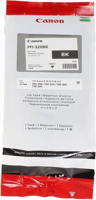 Actual product image Canon Ink PFI-320BK, black (FC)