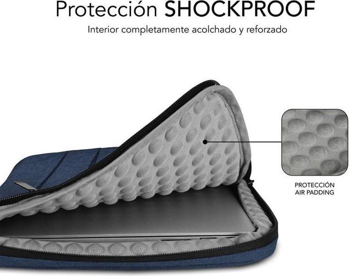 Produktbild Subblim FUNDA PORTATIL AIR PADDING 360 SLEEVE 15,6" BLUE (15.60", Universal)