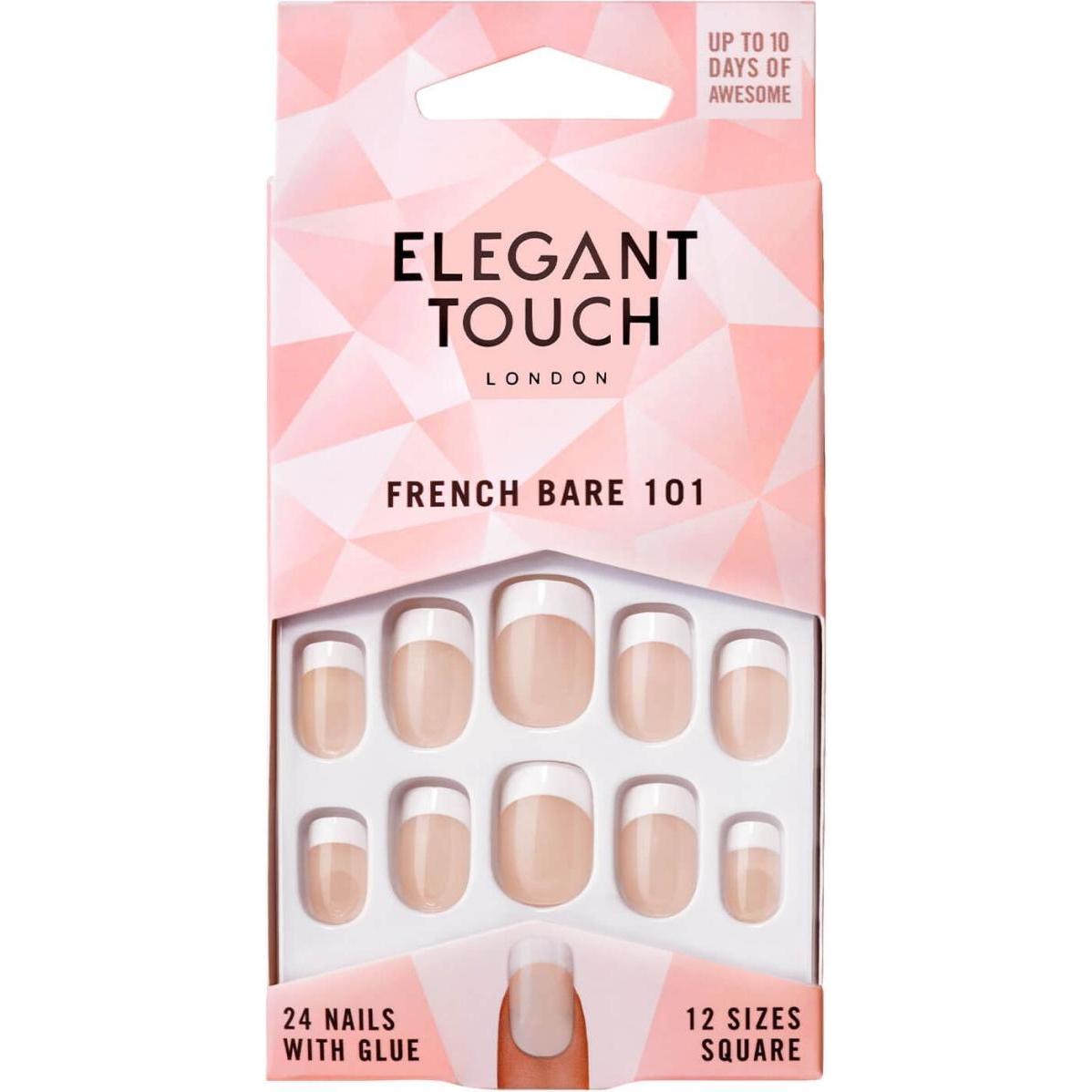Thumbnail - Elegant Touch, Nagelstyling + Kunstnägel, French Bare Medium 101 (Nude, Weiss)