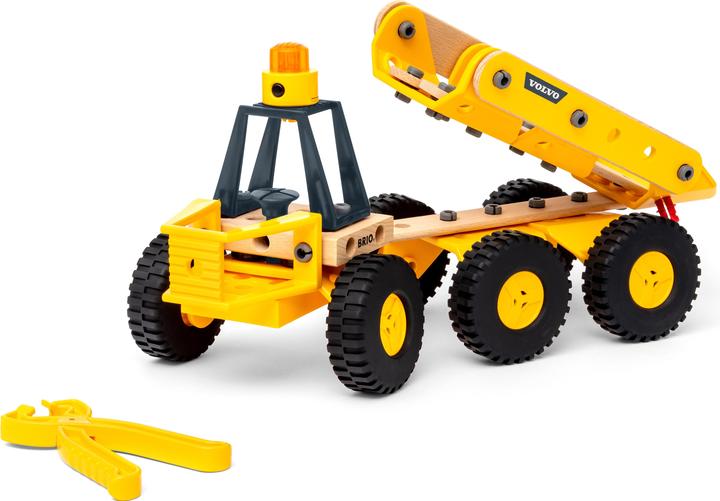 Actual product image Brio Builder Volvo Dump Truck 3J