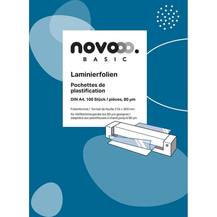 Actual product image Novooo Laminating film A4 (A4, 100 Piece, 80 µm)