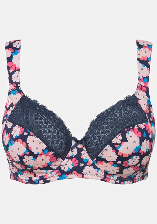 Actual product image Ulla Popken Flower Underwire Bra (110 D)