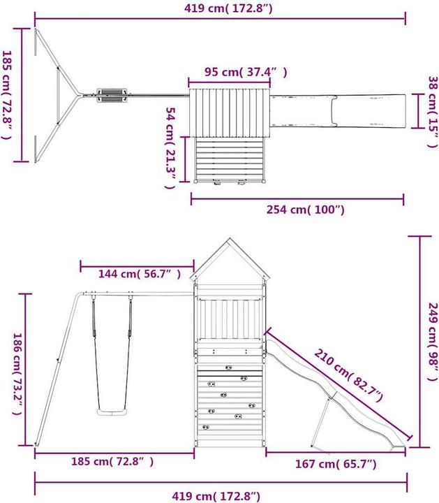 Actual product image vidaXL Tyrone