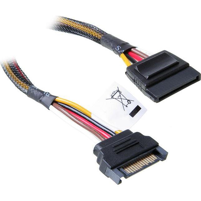 Akasa SATA Stromverlängerung - 30cm, Interne Kabel (PC)