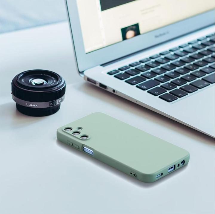 Actual product image Screenguard Samsung Galaxy A15 5G Liquid Silicone Case Cover (Samsung Galaxy A15 5G)