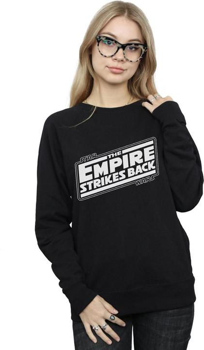 Actual product image Star Wars Womens/Ladies The Empire Strikes Back Logo Sweatshirt (S)