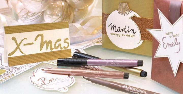 Produktbild Faber-Castell Pitt Artist Pen Metallic (Gold, 1 x)