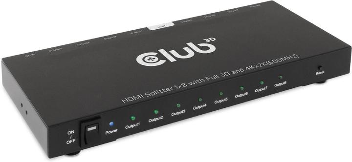Actual product image Club 3D Club3D HDMI Splitter 1 input -> 8 outputs 4K60Hz UHD retail