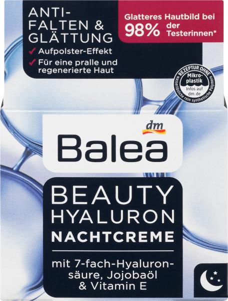 Actual product image dm Balea Beauty Hyaluron Night Cream (50 ml, Night cream)