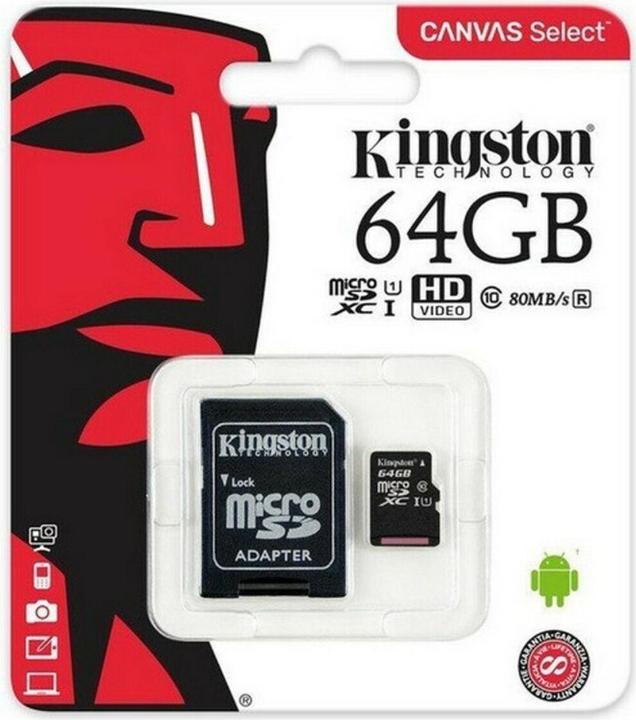 Immagine prodotto Kingston Canvas Select Plus (16 GB, microSDHC, U1, UHS-I)