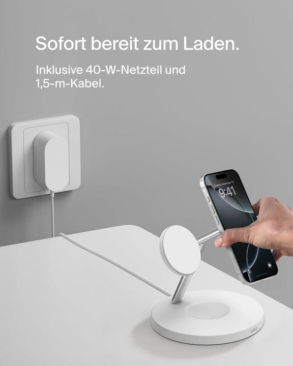 Produktbild Belkin Boost Charge Pro Qi2 3in1 (15 W)