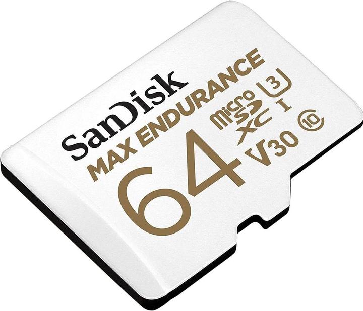 Productafbeelding SANDISK Maximaal uithoudingsvermogen (64 GB, microSDXC, U3, UHS-I)