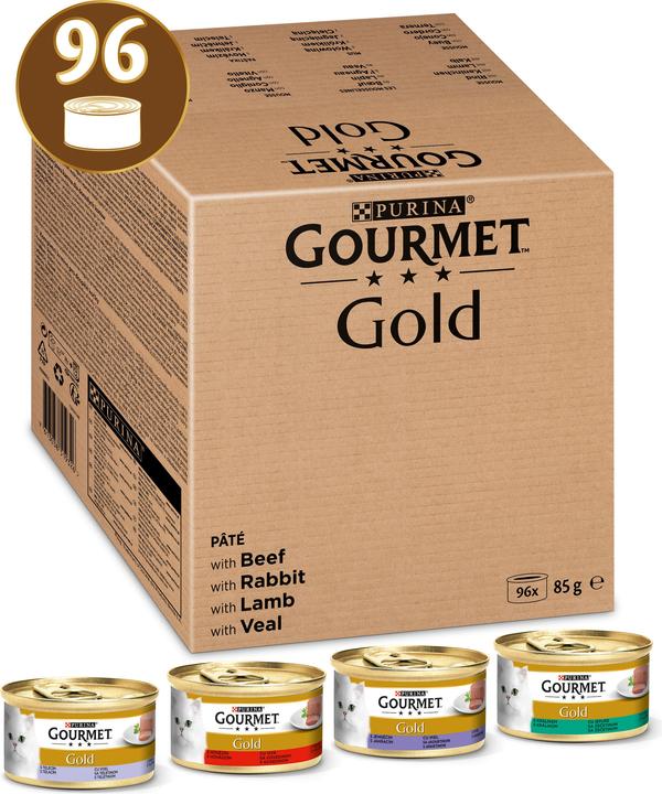 Actual product image Gourmet Fine pâté (Adult, 96 pcs., 8160 g)