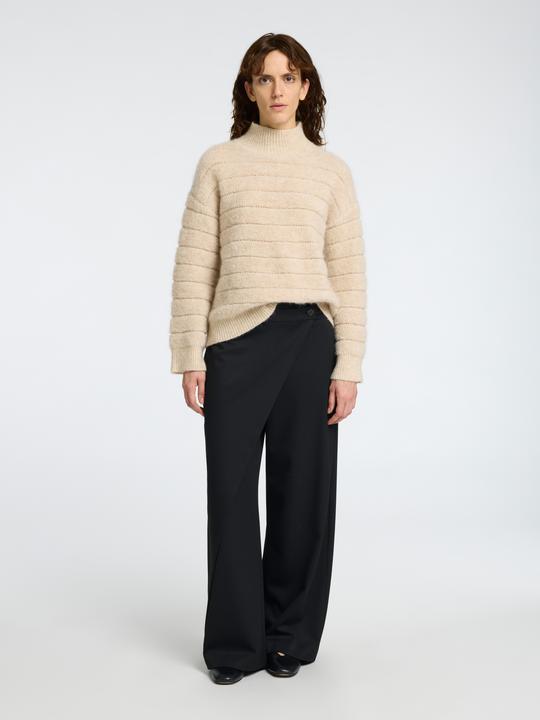 Actual product image Selected Femme Fluffy jumper with high collar (XL)