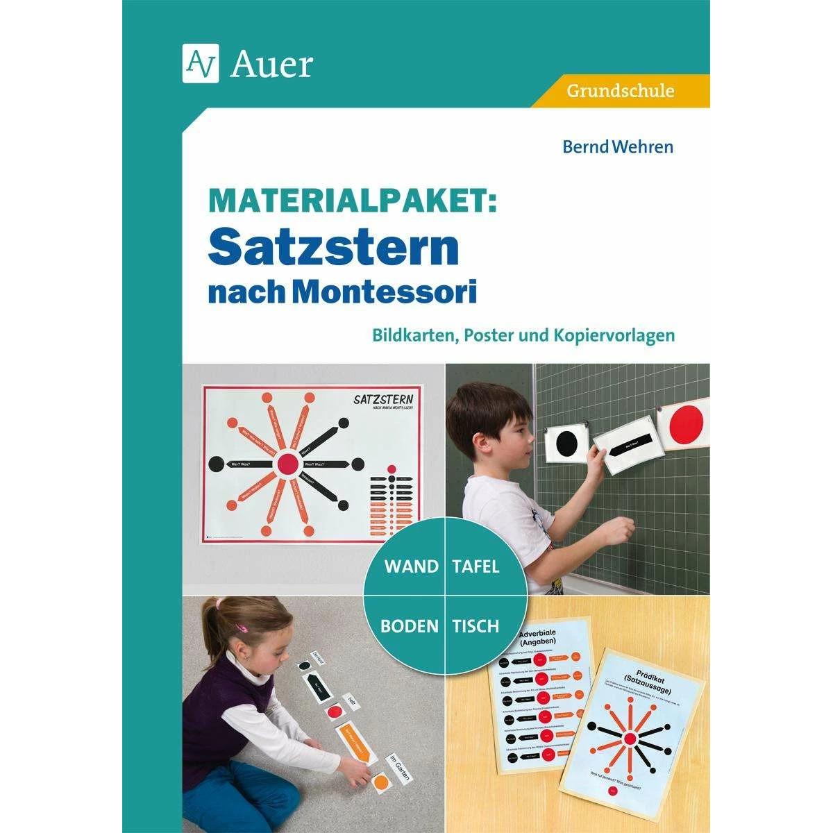 Materialpaket Satzstern nach Montessori, Fachbücher von Bernd Wehren