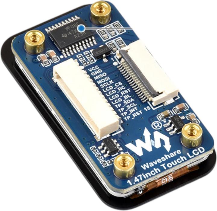 Actual product image WaveShare 1.47inch Touch LCD Display 172x320