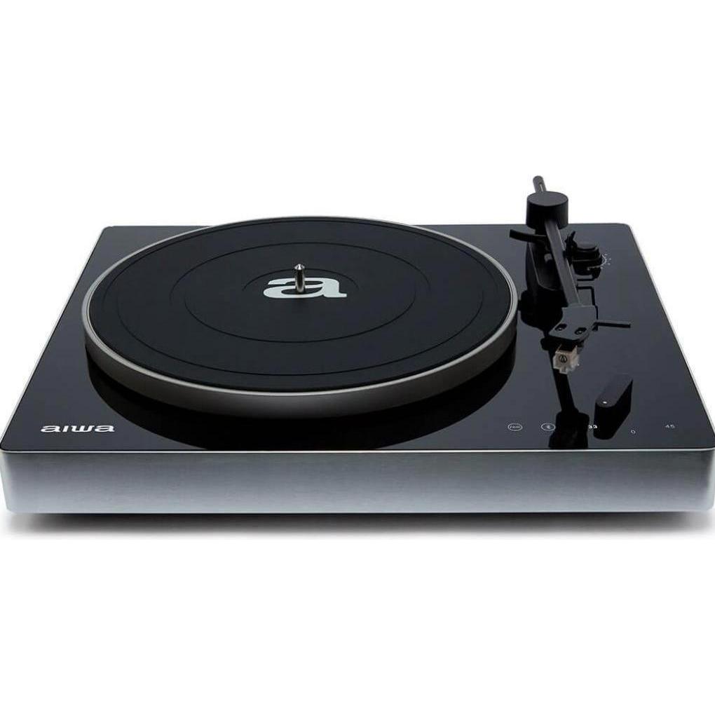 Aiwa APX-680BT (Vollautomatisch), Plattenspieler, Schwarz
