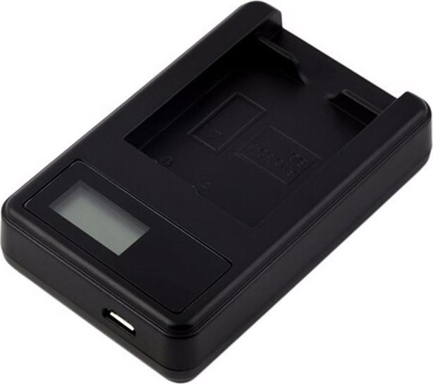 Actual product image Acconic Slim Micro-USB Charger f. Konica Minolta Nikon EN-EL3e Dynax 5D 7D Nikon EN-EL3 Minolta