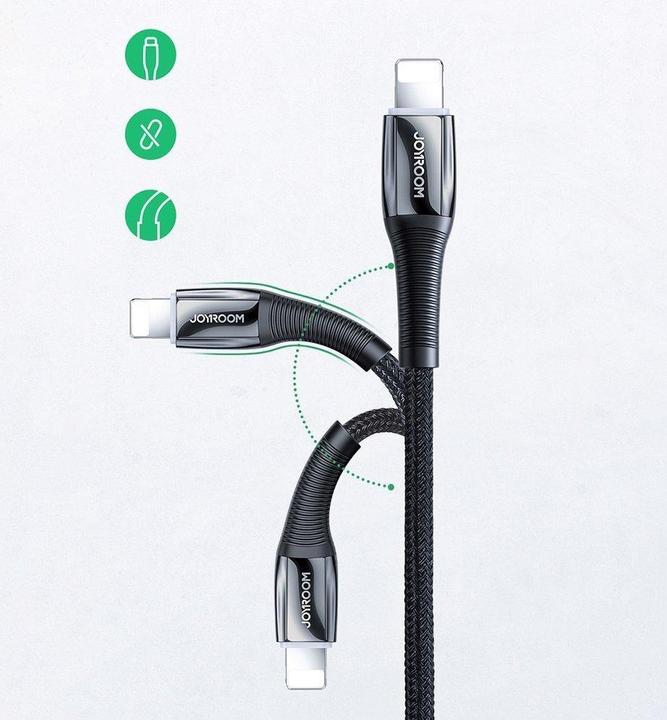 Produktbild Joyroom USB Type C - Lightning cable Power Delivery 20W 2.4A 1.2m red (S-1224K2 Red) (1.20 m, USB 2.0, 20 W)