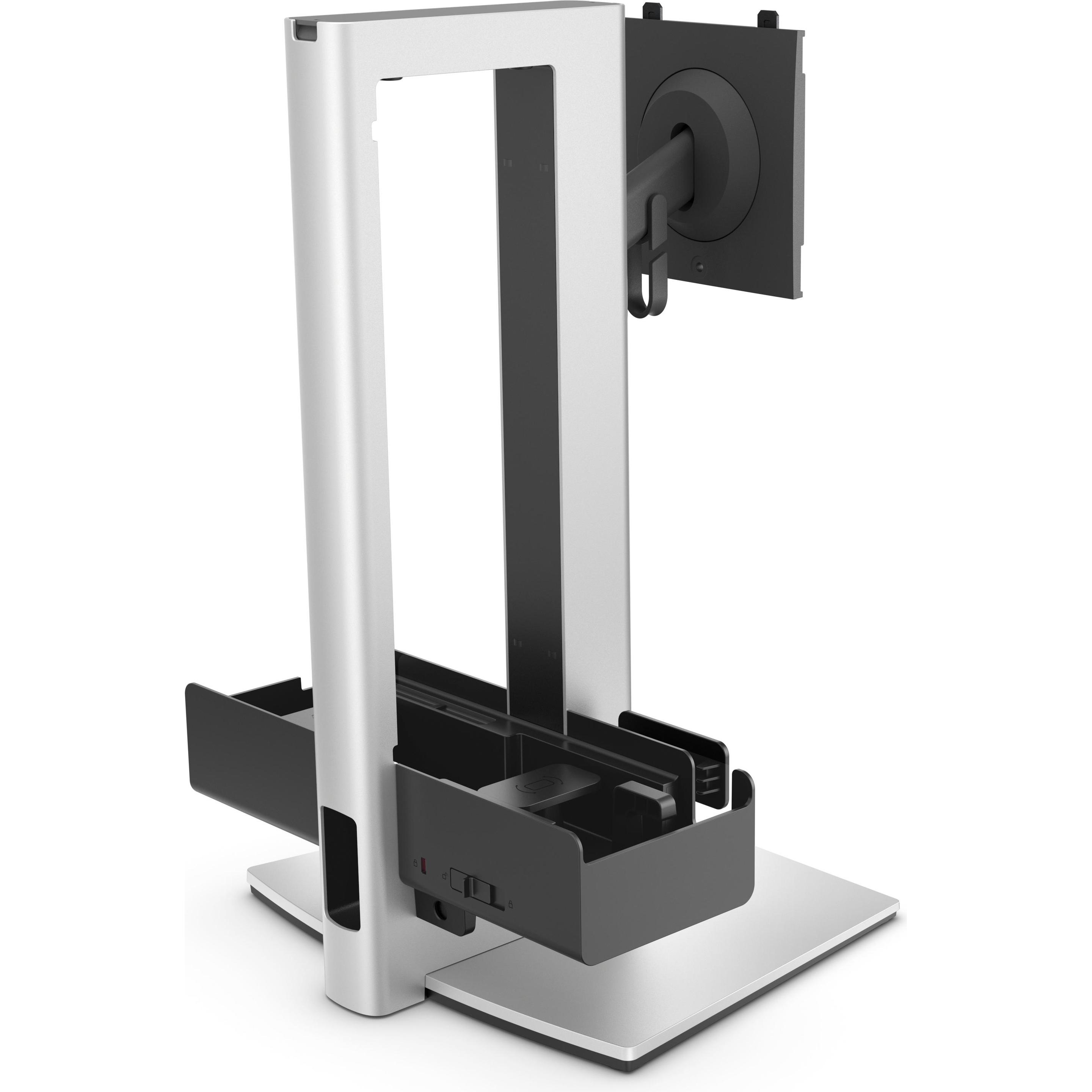 Dell Pro Slim All-in-One Stand - OSS25, Dockingstation + USB Hub, Silber