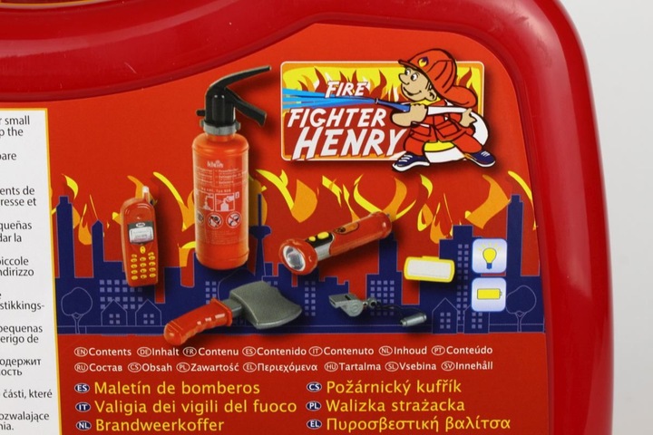 Actual product image Theo Klein Fire Fighter Henry 7-piece fire brigade case