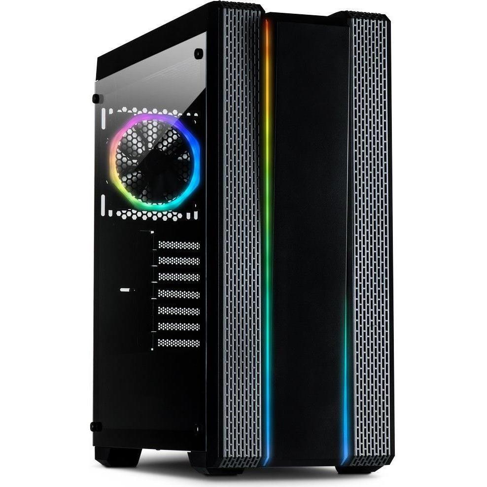 Intertech S-3901 Impulse (ATX, mATX), PC Gehäuse, Schwarz