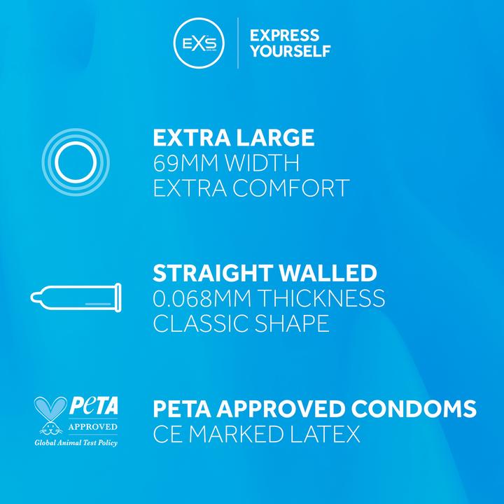 Actual product image EXS Jumbo Condoms - 144 pack (144 pcs.)