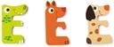 Actual product image Scratch Wooden letter E (MQ6)