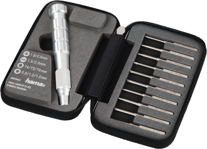 Image du produit Hama Schraubendreher Set (Escale, évidement transversal, Pin-torx)