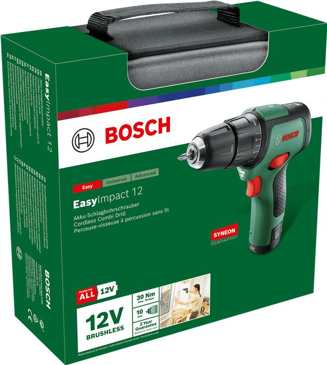 Image du produit Bosch Home & Garden EasyImpact 12 (Perceuse-visseuse à percussion)