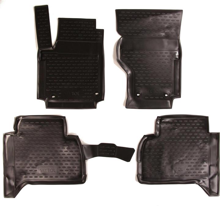 Sixtol Rubberen tapijten VOLKSWAGEN Amarok, 2010->