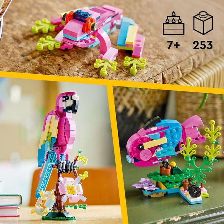 Actual product image LEGO Pappagallo esotico pink (31144, LEGO Creator 3-in-1)